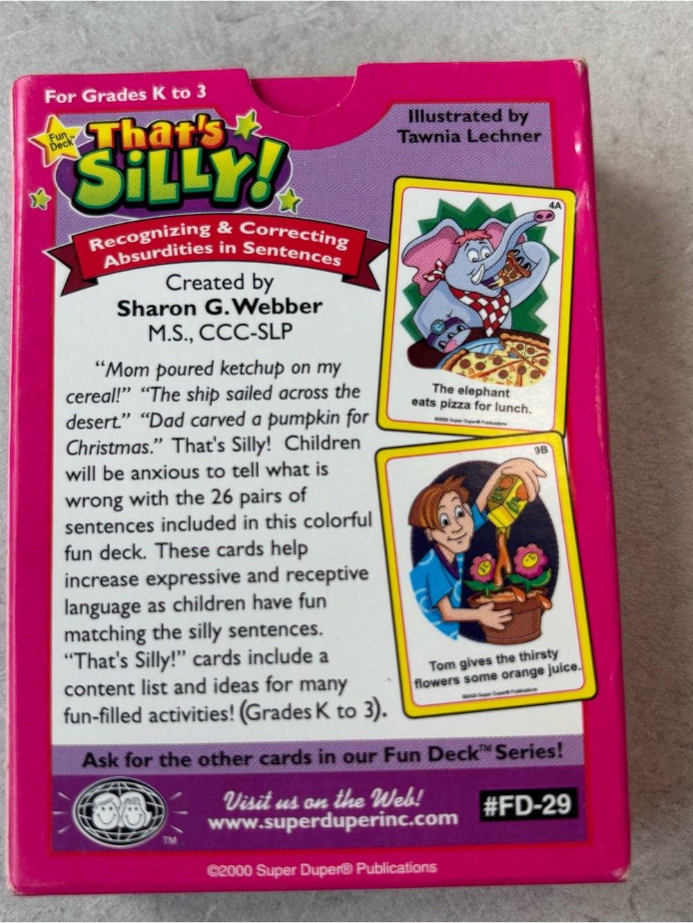 That's Silly! Kids Educational Card Game - Super Duper - Picture 2 of 3